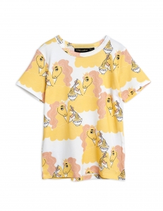 Preview: MINI RODINI T-Shirt Unicorns - gelb